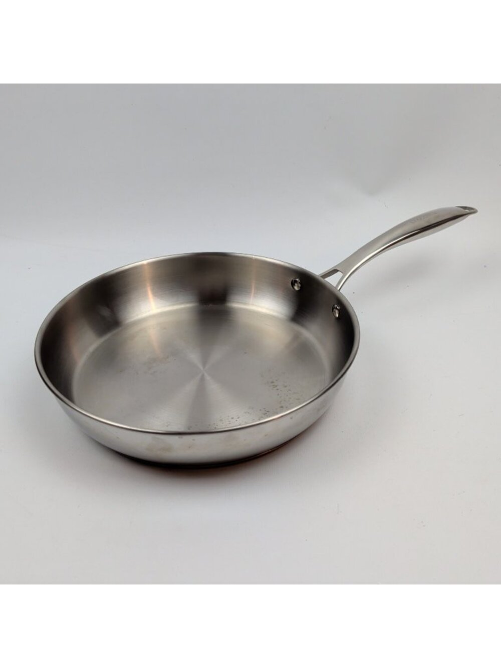 Lagostina Stainless Steel 10in Diameter Fry Pan O25K Riveted Handle Cookware